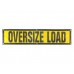 Escort Oversize Load Sign (14" X 60"), Mesh with Grommets – Pilot Car Size
